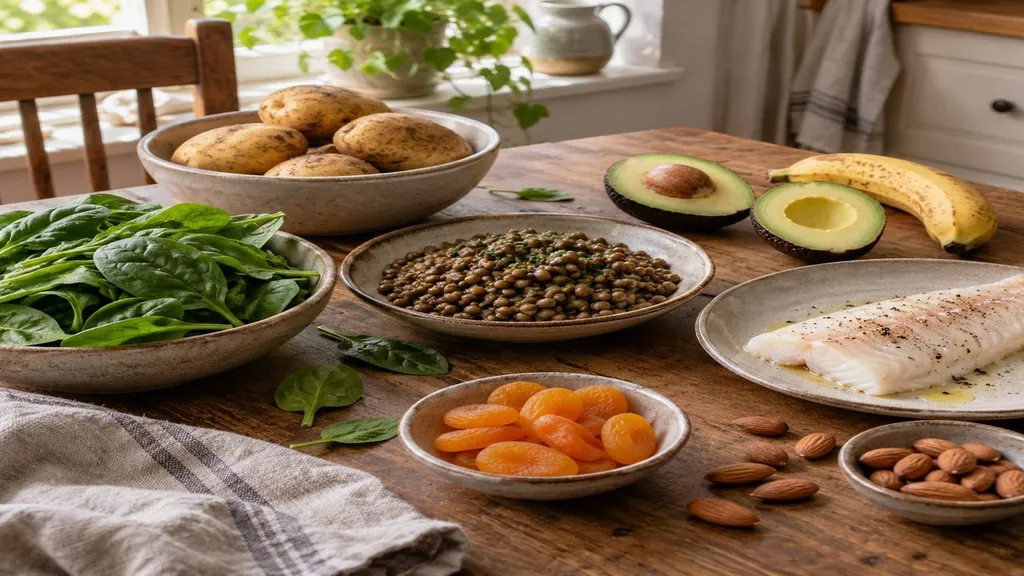 Aliments riches en potassium : les meilleurs choix au quotidien