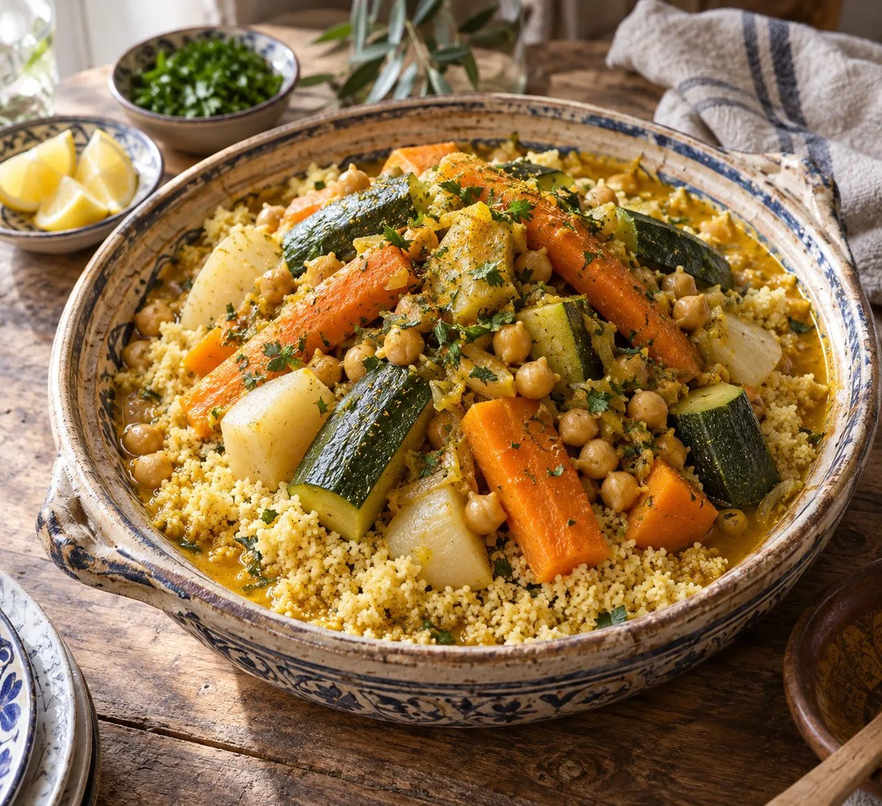 Réussir un couscous végétarien généreux et bien équilibré