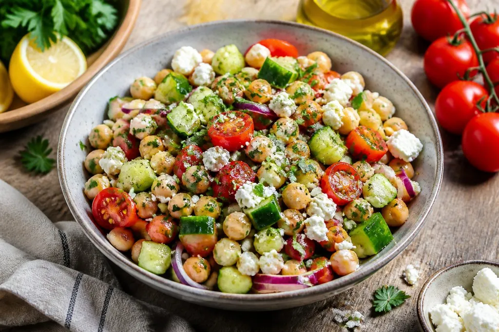 Salade de pois chiches : la recette équilibrée et les meilleures variantes